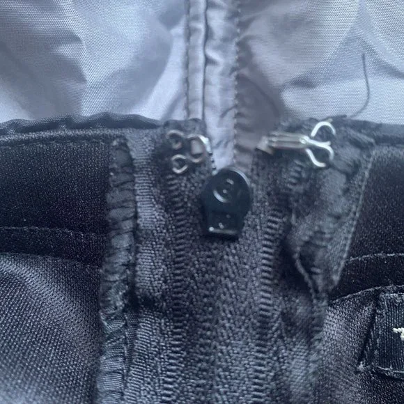 City Triangles Size 7 Black & Grey Strapless Ruffle Mini Dress Party Y2K Formal - Picture 8 of 10